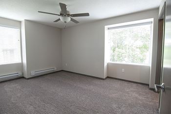 Oversized windows with ample natural light